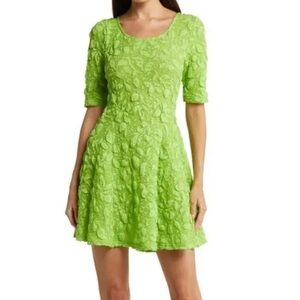 Stine Goya Cyrielle Elbow Sleeve Skater Dress